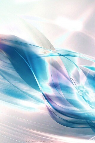 Светящиеся полупрозрачные волны обои