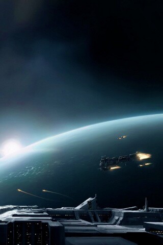 Космическая баталия обои