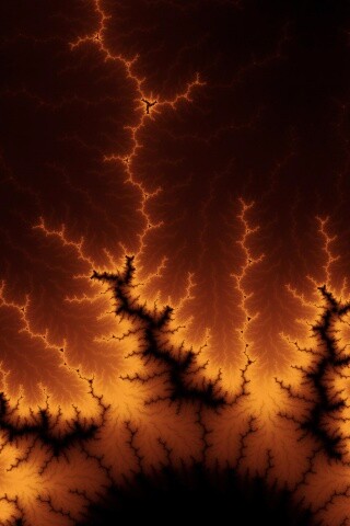 Огненные молнии обои