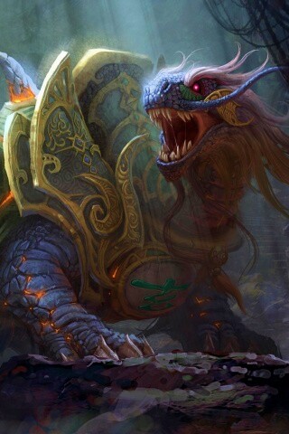 Драон-черепаха обои