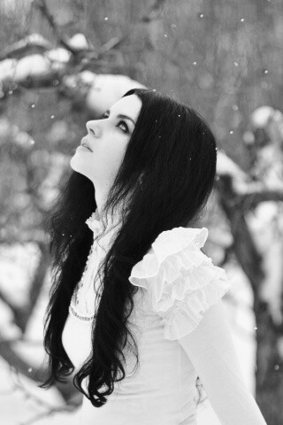 Белоснежная леди обои