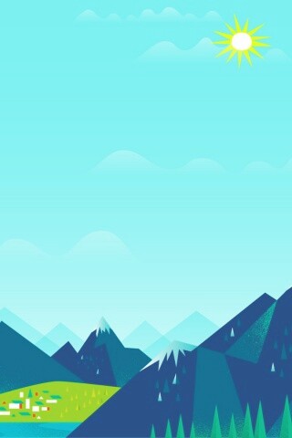 Векторный пейзаж обои