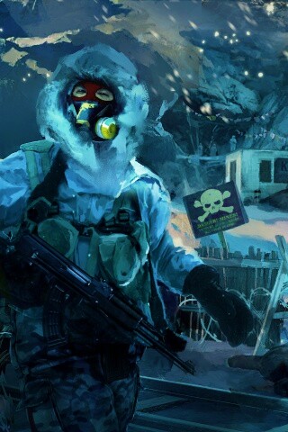 Снежно и опасно обои