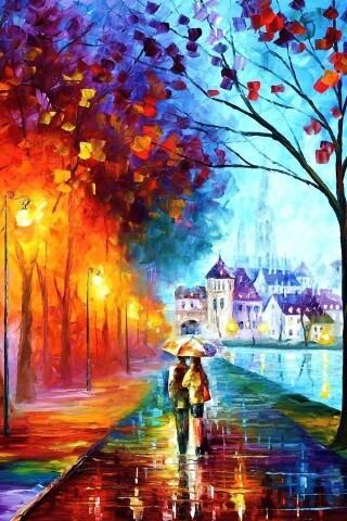 Осень вдвоем обои