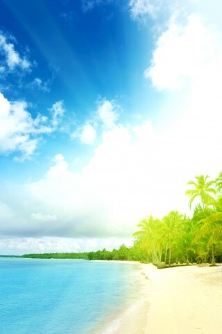 Тропическое побережье обои