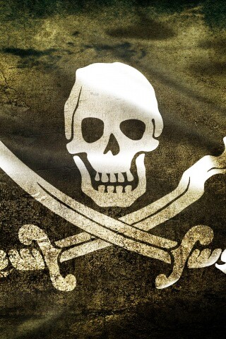 Пиратский флаг обои