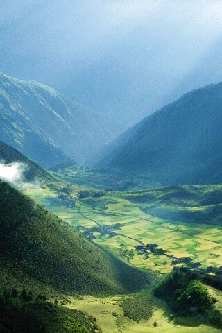 Горная долина обои