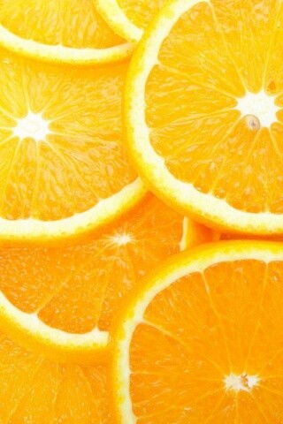 Апельсиновые дольки обои