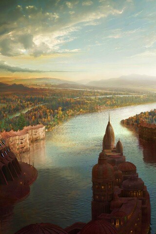 Древний город обои