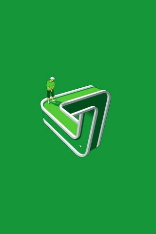 Специфический гольф обои