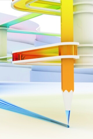 Фантазия карандаша обои