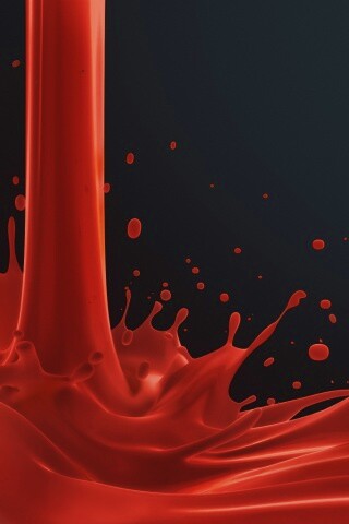 Красный всплеск обои