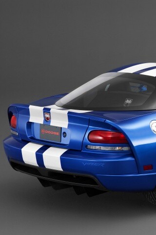 Синий Dodge Viper обои