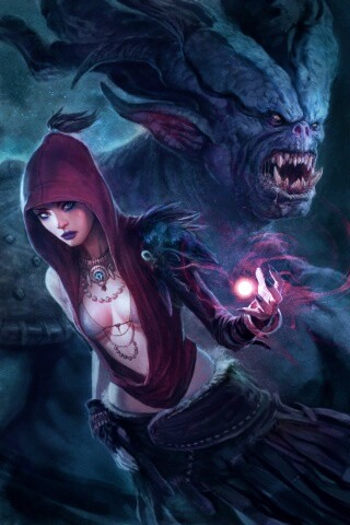 Морриган и порождение тьмы обои
