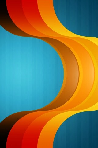 Волнистая абстракция обои