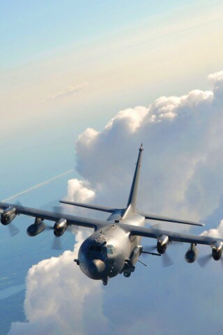 Самолет АС-130 обои