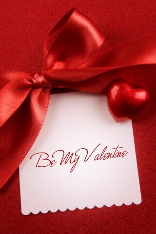 Открытка на день Святого Валентина обои