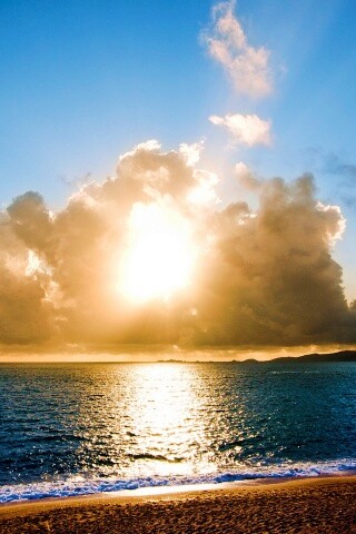 Солнечный пляж обои