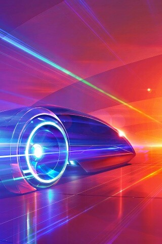 В закат обои