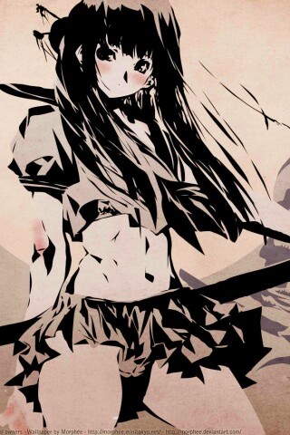 Девушка с мечом обои