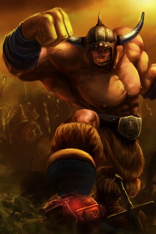 Гигант с топором обои