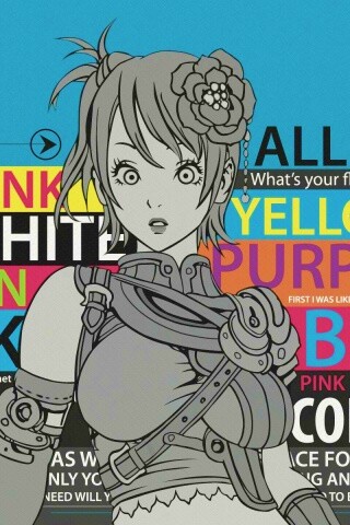 Раскрась её обои