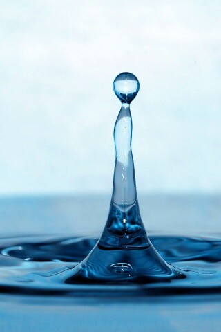 Падение капли обои