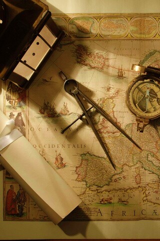 Карта путешественника обои