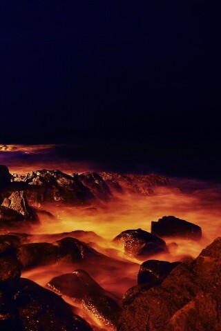 Светящиеся камни обои