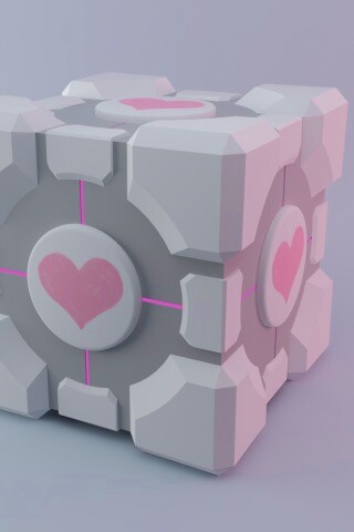 Взвешенный куб-компаньон обои