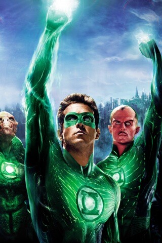 Зеленый фонарь обои