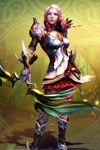 Лучница из Aion обои