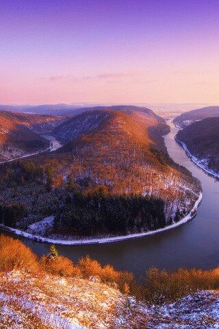 Изгиб реки обои
