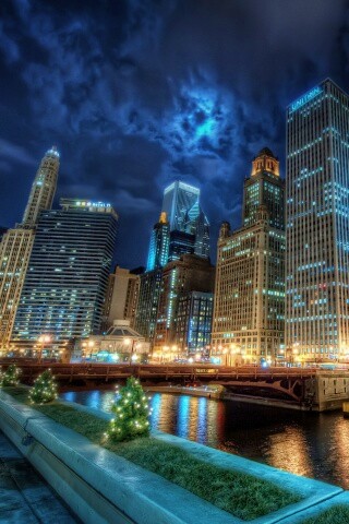 Потрясающий городской вид обои