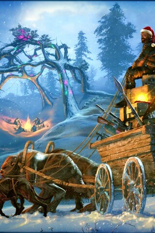 Новогодний Сталкер обои