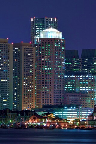 Панорама города обои