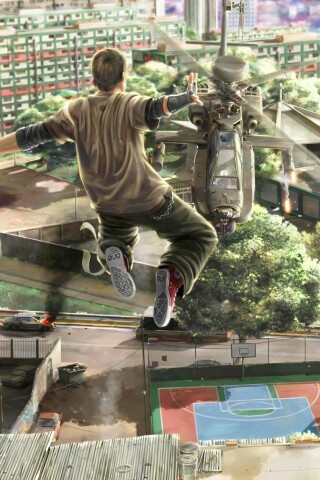 Прыжок обои