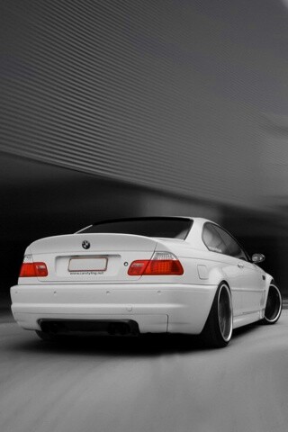 Белый БМВ обои