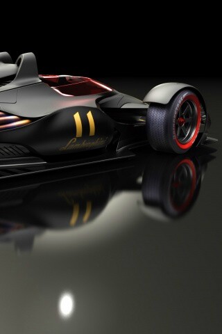 Болид Lamborghini обои