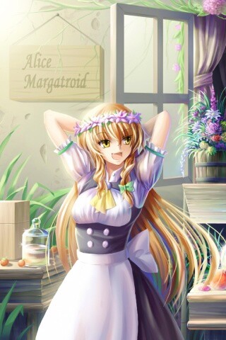 Анимешное утро обои