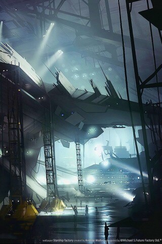 Сборка космического корабля обои