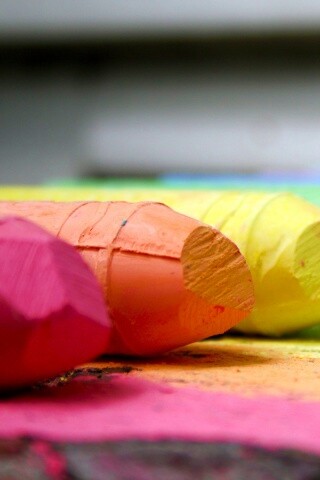 Цветные мелки обои