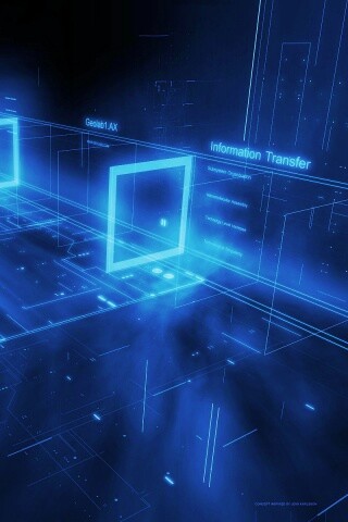 Информационный поток обои