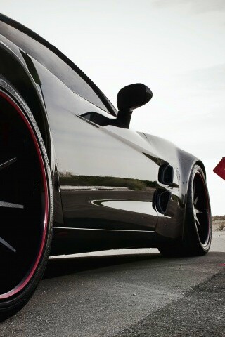 Чёрный концепт обои