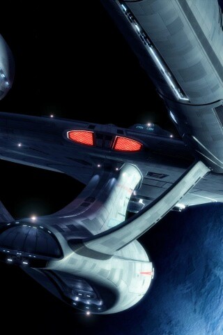 Космический корабль Enterprise из Star Trek обои