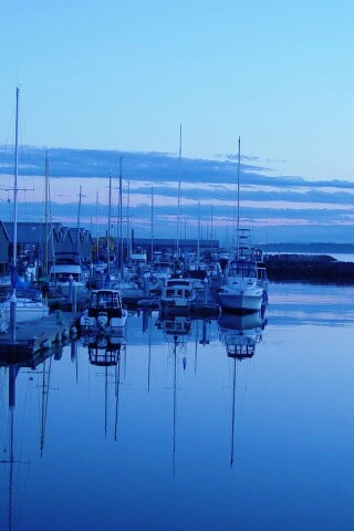 Лодочная пристань обои