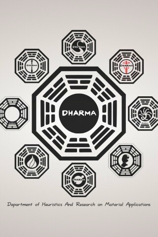 Логотипы станций Дхарма обои
