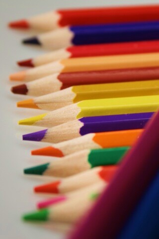 Цветные карандаши обои