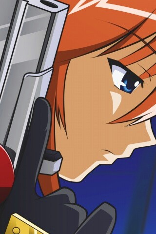 Девушка с пистолетом обои