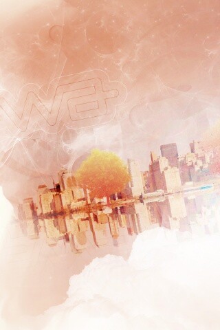 Абстрактный город обои